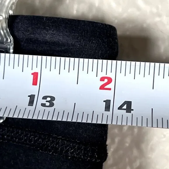 FP Movement Sz M Betty Legging Black Pink Zippers Yoga Dance Surf Run - Picture 8 of 10